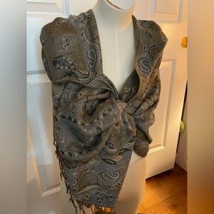 Large Paisley Wrap Scarf